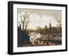 The Skaters-Jan Van Goyen-Framed Giclee Print