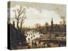 The Skaters-Jan Van Goyen-Stretched Canvas