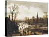 The Skaters-Jan Van Goyen-Stretched Canvas