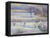 The Skating Day-Timothy Easton-Framed Stretched Canvas