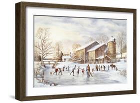 The Skating Party-Jack Wemp-Framed Giclee Print