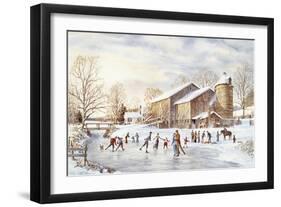 The Skating Party-Jack Wemp-Framed Giclee Print