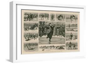 The Skating Season - Notes on the Ice-null-Framed Giclee Print