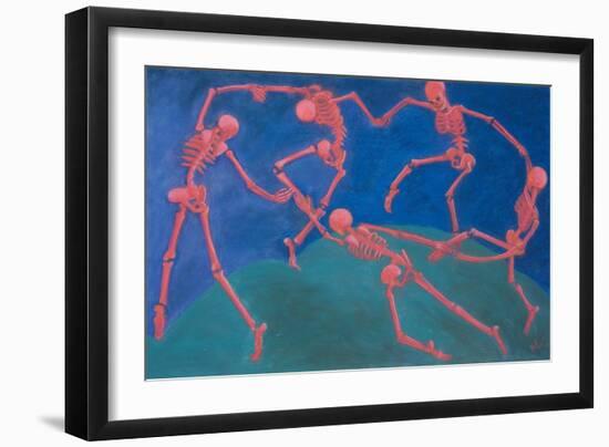 The (Skelly) Dance-Marie Marfia Fine Art-Framed Giclee Print