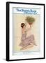 The Sketch Book: Young Flapper Girl with Decoration-Suzanne Meunier-Framed Art Print