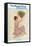 The Sketch Book: Young Flapper Girl with Decoration-Suzanne Meunier-Framed Stretched Canvas