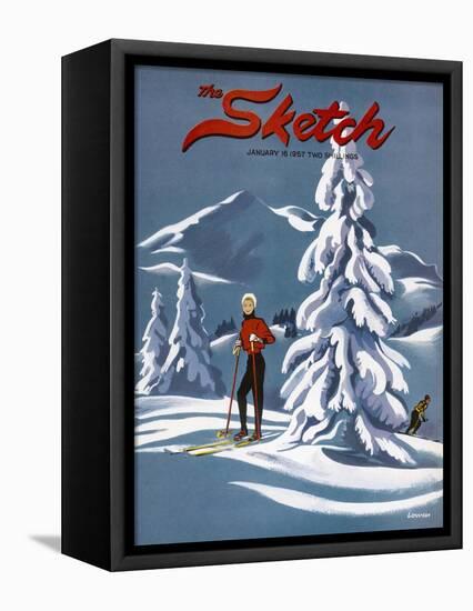 The Sketch Front Cover, 1957-null-Framed Stretched Canvas