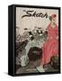 The Sketch Front Cover, 1957-null-Framed Stretched Canvas
