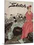 The Sketch Front Cover, 1957-null-Mounted Art Print