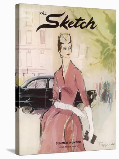 The Sketch, June 1956-The Vintage Collection-Stretched Canvas