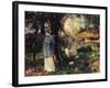 The Sketchers, 1914-John Singer Sargent-Framed Giclee Print