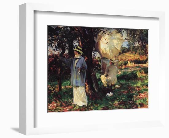 The Sketchers, 1914-John Singer Sargent-Framed Giclee Print