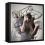 The Sketches Inside Me-Sebastien Del-Framed Stretched Canvas