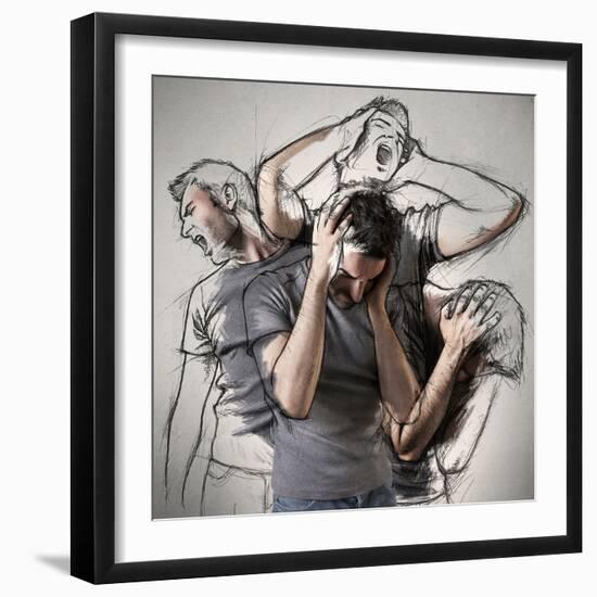 The Sketches Inside Me-Sebastien Del-Framed Photographic Print