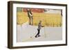 The Skier, circa 1909-Carl Larsson-Framed Giclee Print