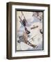 The Skies Over Europe are Filled with Warring Aircraft-Stanley Orton-Framed Art Print