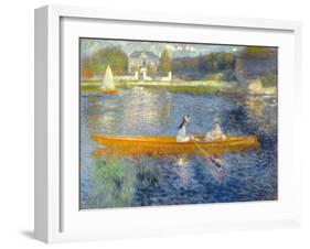 The Skiff (La Yole), 1875-Pierre-Auguste Renoir-Framed Giclee Print