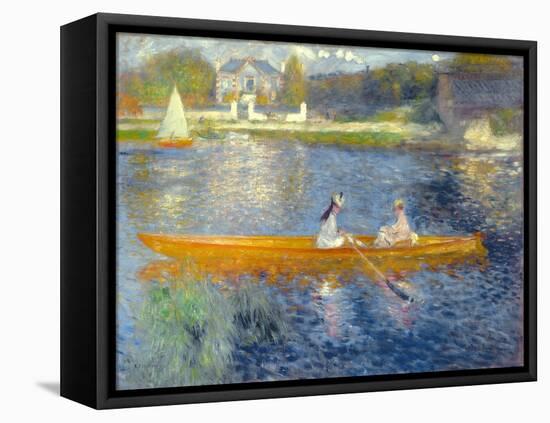 The Skiff (La Yole), 1875-Pierre-Auguste Renoir-Framed Stretched Canvas