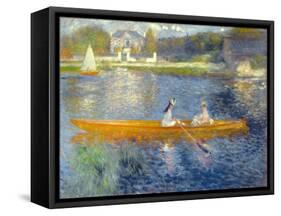 The Skiff (La Yole), 1875-Pierre-Auguste Renoir-Framed Stretched Canvas