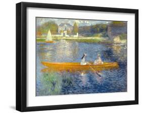 The Skiff (La Yole), 1875-Pierre-Auguste Renoir-Framed Premium Giclee Print