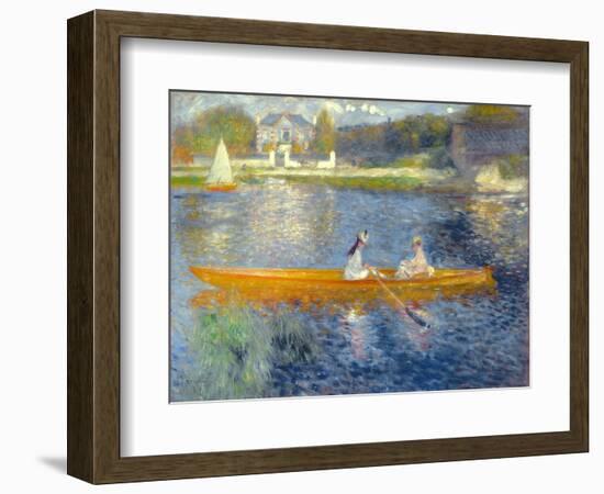 The Skiff (La Yole), 1875-Pierre-Auguste Renoir-Framed Giclee Print