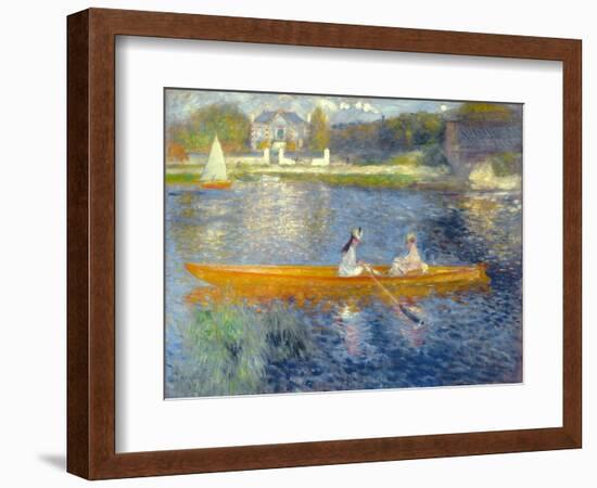 The Skiff (La Yole), 1875-Pierre-Auguste Renoir-Framed Giclee Print