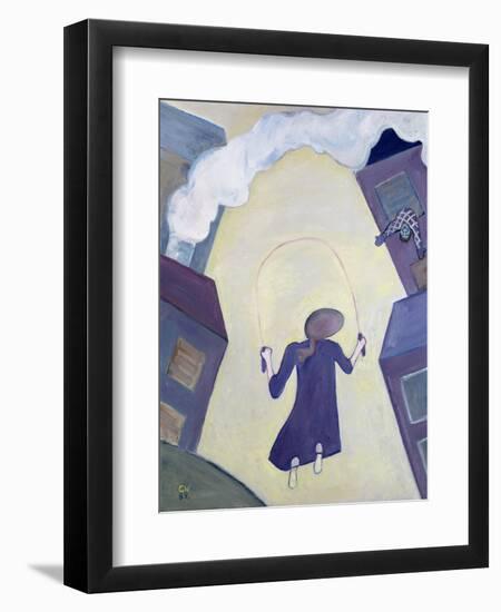 The Skipping Rope, 1983-Celia Washington-Framed Premium Giclee Print