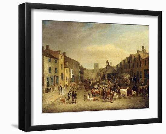 The Skipton Fair of 1830-Thomas Burras of Leeds-Framed Giclee Print