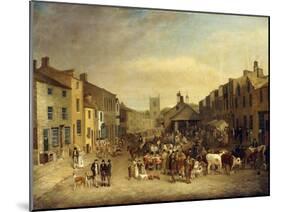 The Skipton Fair of 1830-Thomas Burras of Leeds-Mounted Giclee Print