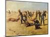 The Skirmish Line-Charles Shreyvogel-Mounted Art Print