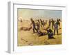 The Skirmish Line-Charles Shreyvogel-Framed Art Print