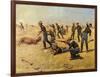 The Skirmish Line-Charles Shreyvogel-Framed Premium Giclee Print