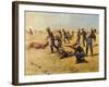 The Skirmish Line-Charles Shreyvogel-Framed Art Print