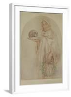 The Skull, 1929-Alphonse Mucha-Framed Giclee Print