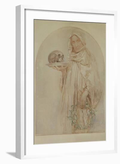 The Skull, 1929-Alphonse Mucha-Framed Giclee Print