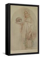 The Skull, 1929-Alphonse Mucha-Framed Stretched Canvas