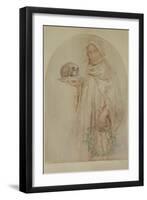 The Skull, 1929-Alphonse Mucha-Framed Giclee Print