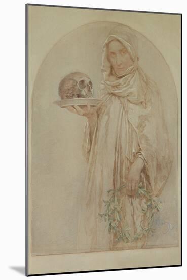 The Skull, 1929-Alphonse Mucha-Mounted Giclee Print