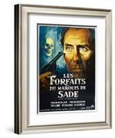 The Skull, French poster, Peter Cushing, 1965-null-Framed Art Print