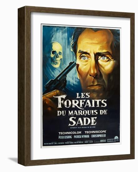 The Skull, French poster, Peter Cushing, 1965-null-Framed Art Print