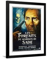 The Skull, French poster, Peter Cushing, 1965-null-Framed Art Print