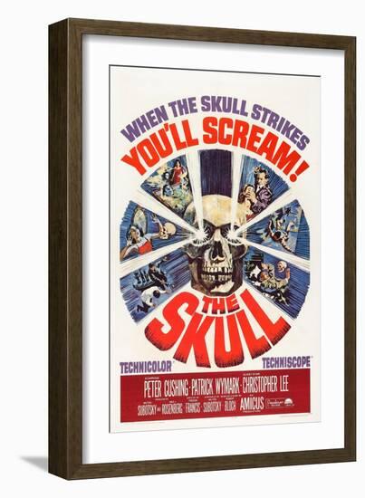 The Skull-null-Framed Art Print