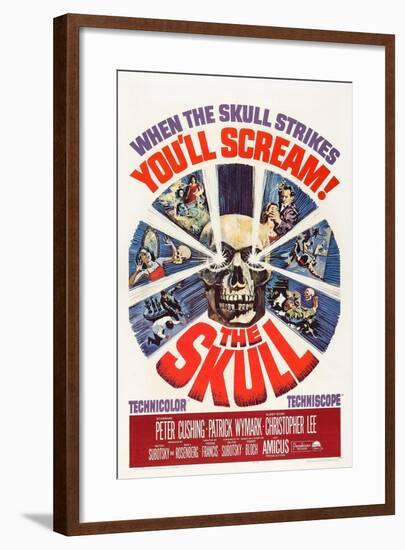 The Skull-null-Framed Art Print