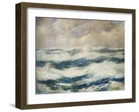 The Sky and the Ocean, 1913-Emil Carlsen-Framed Giclee Print