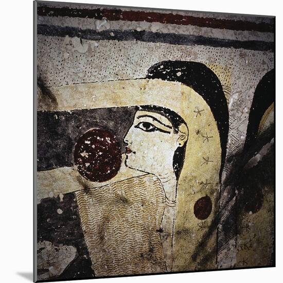 The sky goddess Nut devouring the Sun, 20th dynasty, Ancient Egypt, c1126-1108 BC-Werner Forman-Mounted Giclee Print