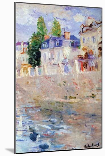 The Sky in Bougival-Berthe Morisot-Mounted Art Print