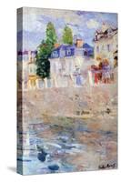 The Sky in Bougival-Berthe Morisot-Stretched Canvas