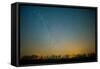 The Sky Is Filled with Stars Above a Field in Gross Neuendorf, Germany-Patrick Pleul-Framed Stretched Canvas