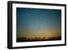 The Sky Is Filled with Stars Above a Field in Gross Neuendorf, Germany-Patrick Pleul-Framed Photo