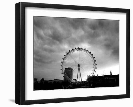 The Sky Over London at the Start of a Partial Solar Eclipse, October 2005-null-Framed Premium Photographic Print